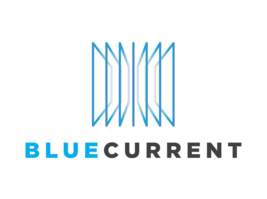Blue Current logo.