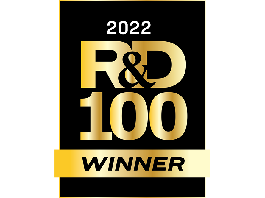 R&D 100 award badge.