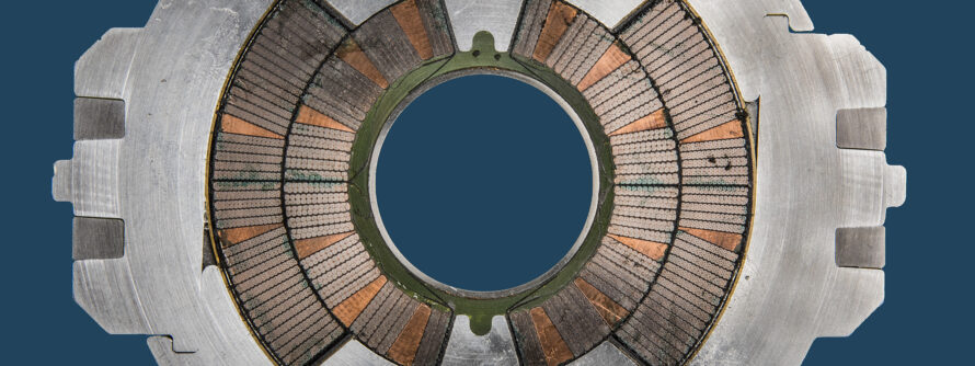 superconducting magnet closeup